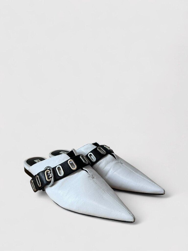 靴 SimplyComplicated BELTED MULE US9 27.0 シンプリーコンプリケイテッド 【EXCLUSIVE】 SIMPLYCOMPLICATED