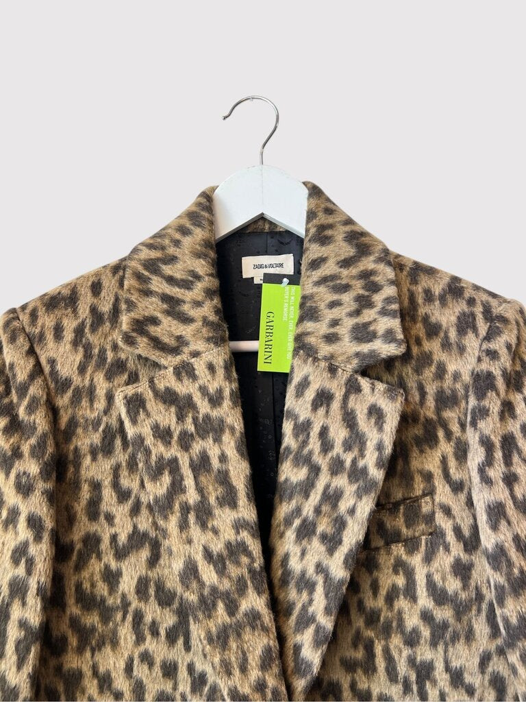 Zadig&Voltaire Violet Leopard Blazer NWT – Common Threads