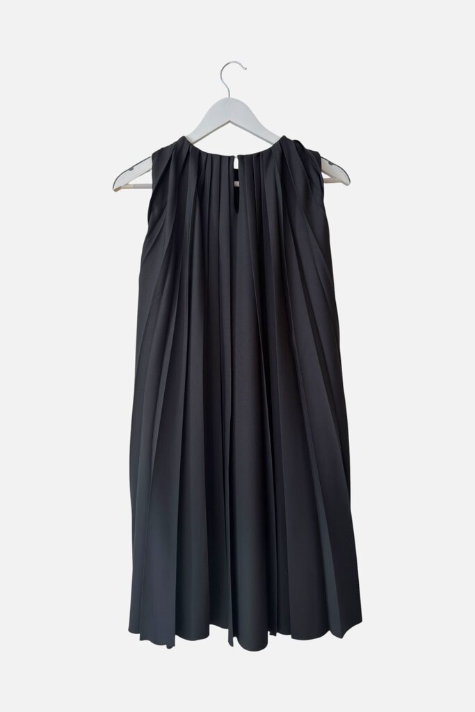 NWT Sleeveless Pleated Mini Trapeze Dress