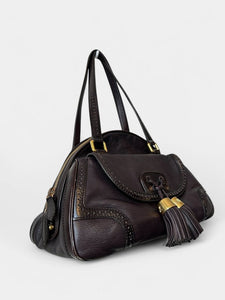 Vintage Celine Wingtip Tassel Bowler
