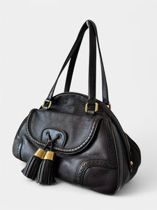 Vintage Celine Wingtip Tassel Bowler
