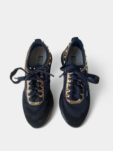 Rucoline Studded Metallic Logo Sneaker