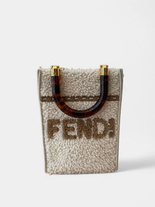 Fendi Sunshine Shopper Tote in Sherling