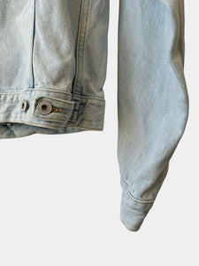 Off-White Light Wash Denim Trucker