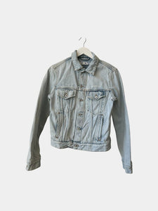 Off-White Light Wash Denim Trucker