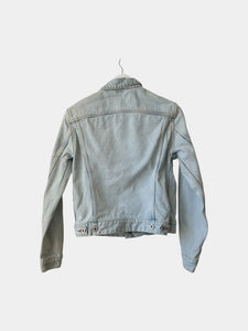 Off-White Light Wash Denim Trucker