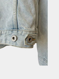 Off-White Light Wash Denim Trucker