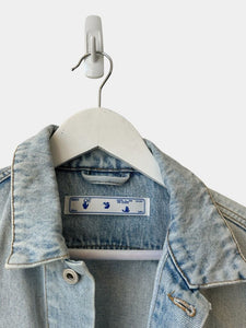 Off-White Light Wash Denim Trucker