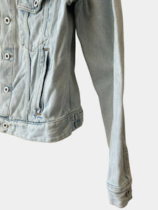 Off-White Light Wash Denim Trucker