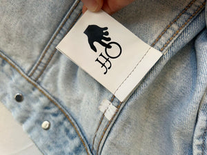 Off-White Light Wash Denim Trucker