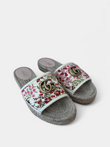 Gucci Pilar GG Floral Espadrille
