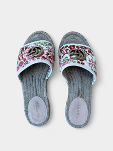 Gucci Pilar GG Floral Espadrille