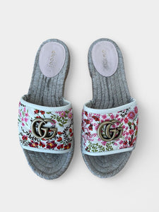 Gucci Pilar GG Floral Espadrille