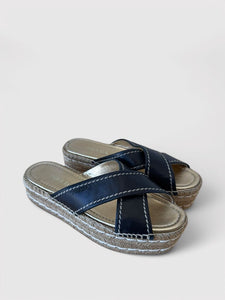 Prada Criss Cross Espadrille