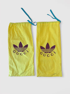 Gucci x Adidas GG Supreme Terry Slides with BAGS