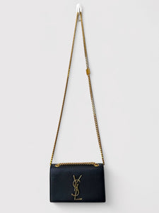 Saint Laurent Small Monogram Kate Satchel