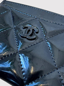 Chanel Patent Quilted Cardholder