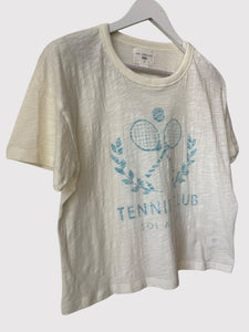 SOL Angeles Tennis Club Boxy Crew Tee NWT