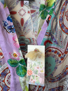 NWT Johnny Was Tia Kimono Greenride Blouse