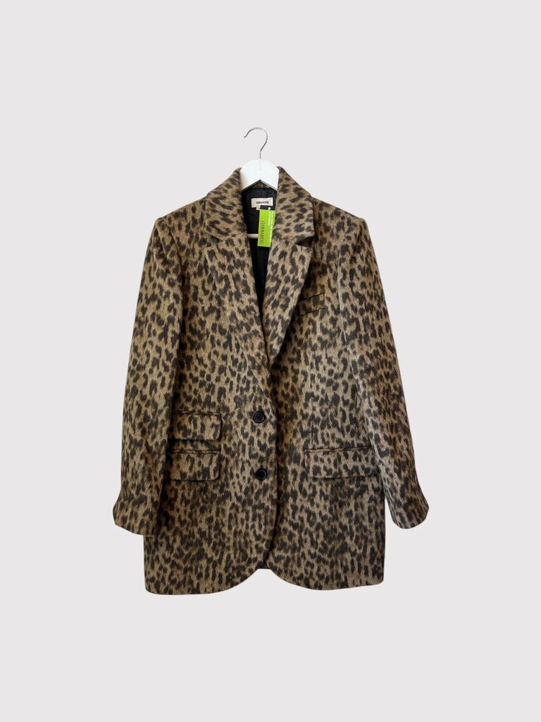 Zadig&Voltaire Violet Leopard Blazer NWT – Common Threads