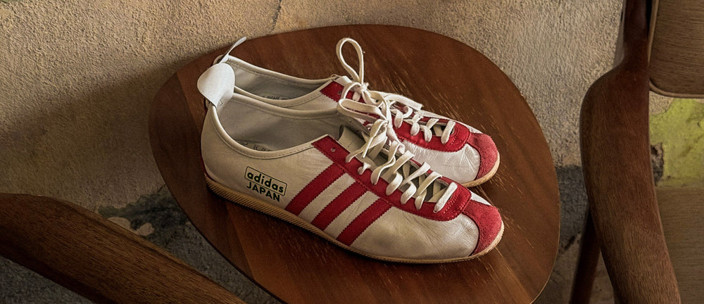 Adidas Japan Sneakers on wooden table