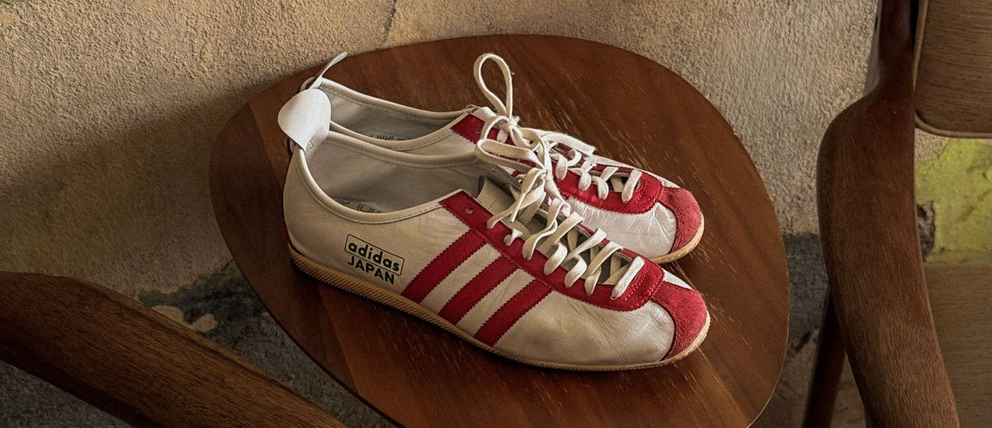 Adidas Japan Sneakers on wooden table